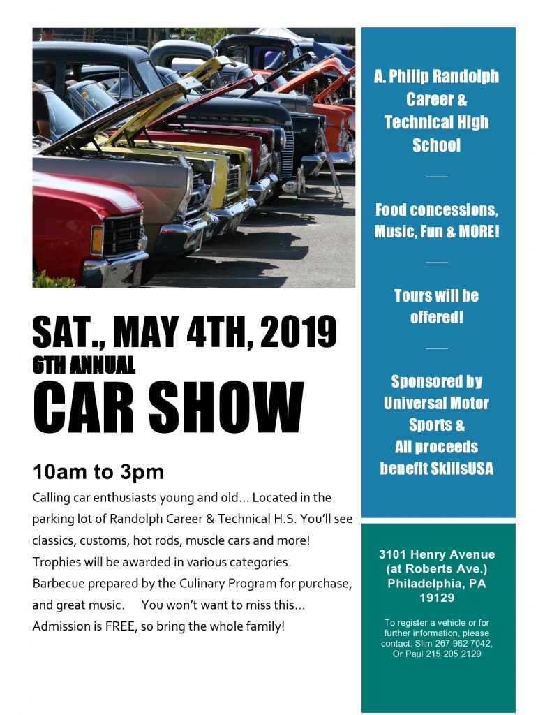 Randolph Car Show, Saturday May 4th 10am to 3pm