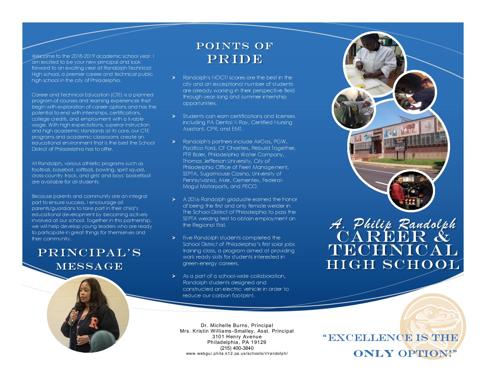 Brochure for Randolph Page 1