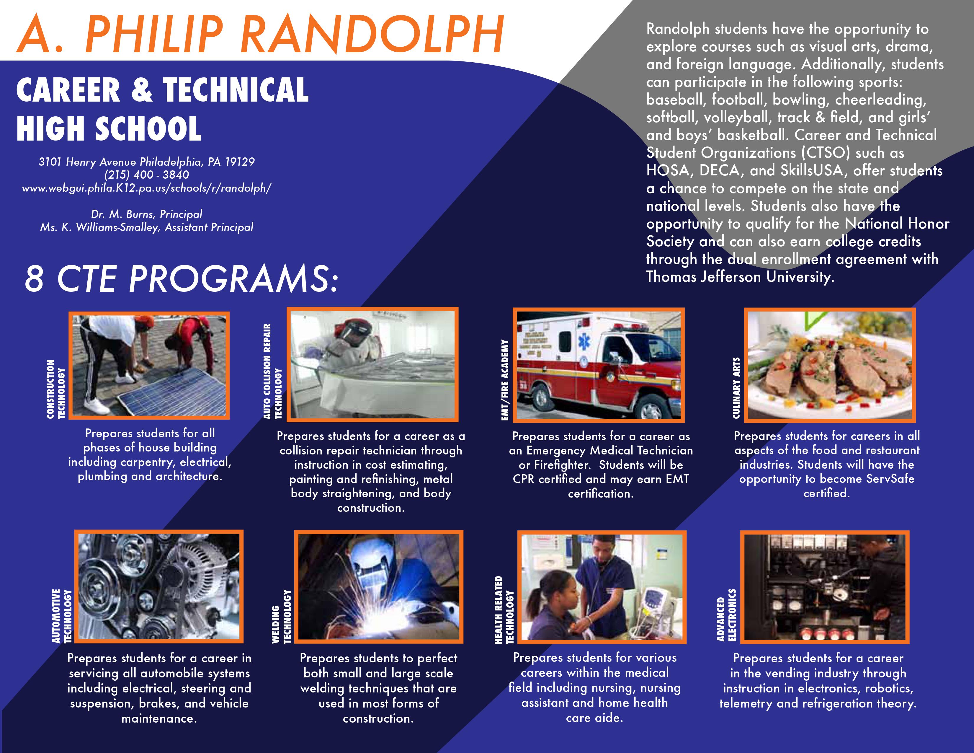 Brochure randolph technical high school